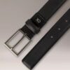 Embossed Logo Harness Buckle Belt Embossed Logo Harness Buckle Belt