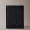 Embossed Monogram Bifold Wallet with Coin Pouch