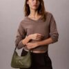 Embossed Monogram Shoulder Bag Embossed Monogram Shoulder Bag