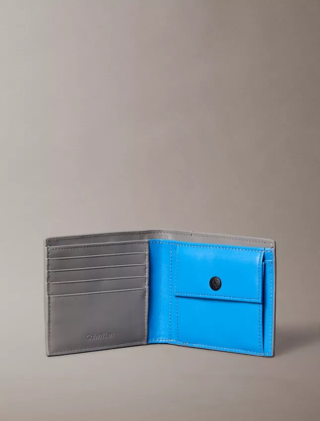 Embossed Monologo Bifold Wallet with Coin Pouch Embossed Monologo Bifold Wallet with Coin Pouch