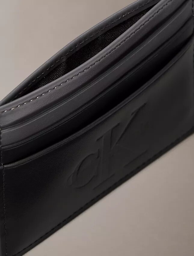 Embossed Monologo Card Case Embossed Monologo Card Case