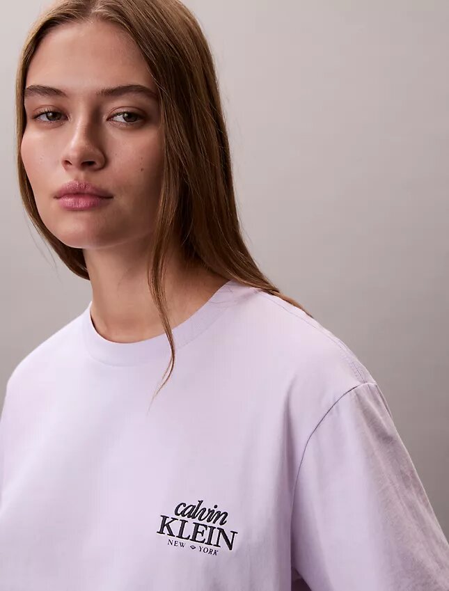 Embroidered Logo Graphic Boxy T-Shirt Embroidered Logo Graphic Boxy T-Shirt