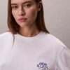 Embroidered Logo Graphic Boxy T-Shirt Embroidered Logo Graphic Boxy T-Shirt