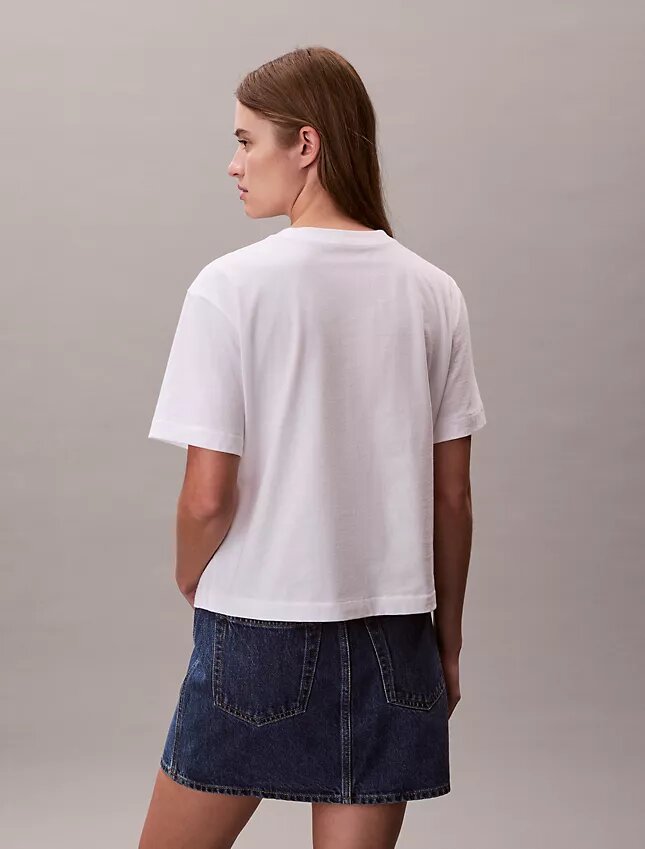 Embroidered Logo Graphic Boxy T-Shirt Embroidered Logo Graphic Boxy T-Shirt