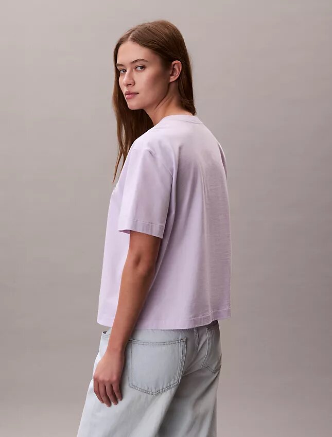 Embroidered Logo Graphic Boxy T-Shirt Embroidered Logo Graphic Boxy T-Shirt