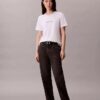 Embroidered Logo Graphic Slim T-Shirt