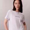Embroidered Logo Graphic Slim T-Shirt