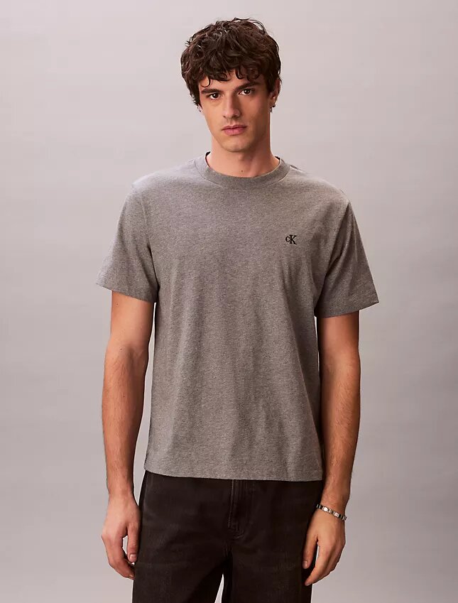Embroidered Monogram Relaxed T-Shirt Embroidered Monogram Relaxed T-Shirt