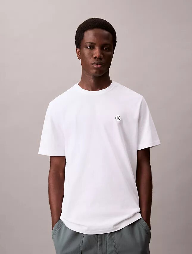 Embroidered Monogram Relaxed T-Shirt Embroidered Monogram Relaxed T-Shirt