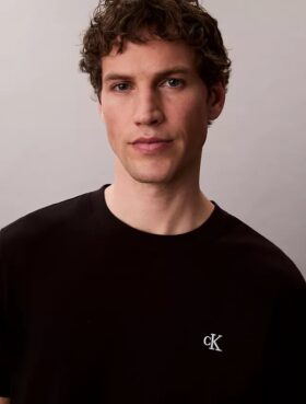 Embroidered Monogram Relaxed T-Shirt