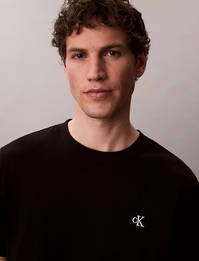 Embroidered Monogram Relaxed T-Shirt Embroidered Monogram Relaxed T-Shirt