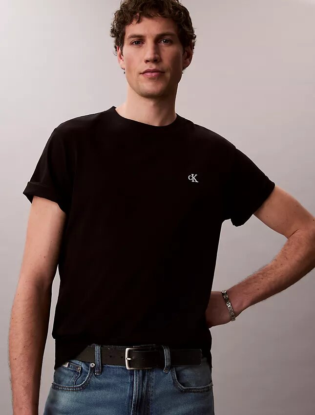 Embroidered Monogram Relaxed T-Shirt Embroidered Monogram Relaxed T-Shirt