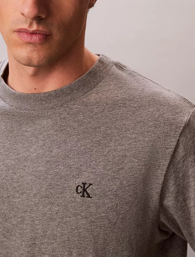 Embroidered Monogram Relaxed T-Shirt Embroidered Monogram Relaxed T-Shirt