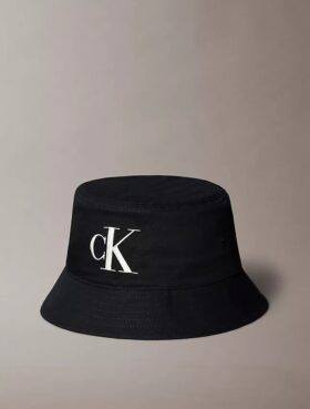 Embroidered Monogram Twill Bucket Hat Embroidered Monogram Twill Bucket Hat