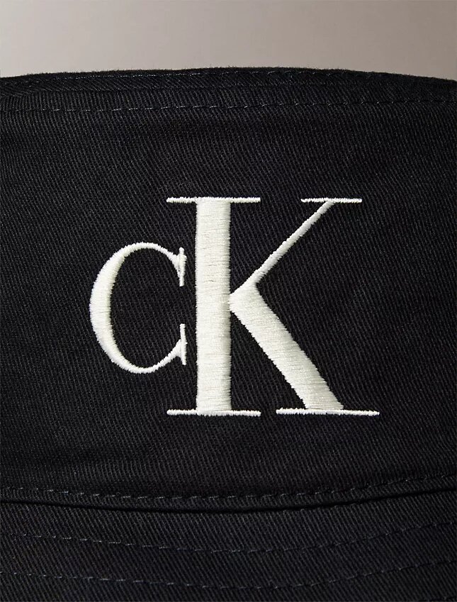Embroidered Monogram Twill Bucket Hat Embroidered Monogram Twill Bucket Hat
