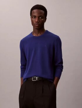 Extra Fine Merino Blend Crewneck Sweater