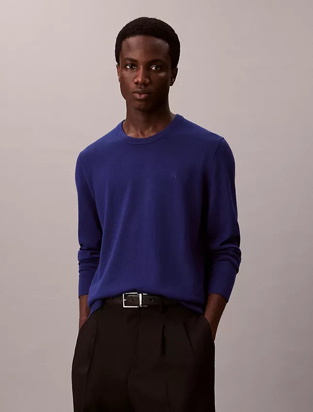 Extra Fine Merino Blend Crewneck Sweater Extra Fine Merino Blend Crewneck Sweater