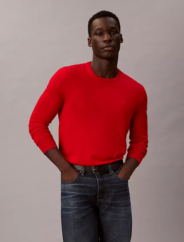 Extra Fine Merino Blend Crewneck Sweater Extra Fine Merino Blend Crewneck Sweater