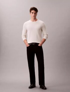 Extra Fine Merino Blend Crewneck Sweater