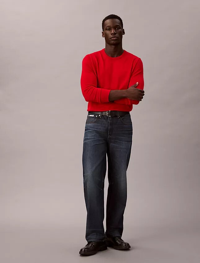 Extra Fine Merino Blend Crewneck Sweater Extra Fine Merino Blend Crewneck Sweater