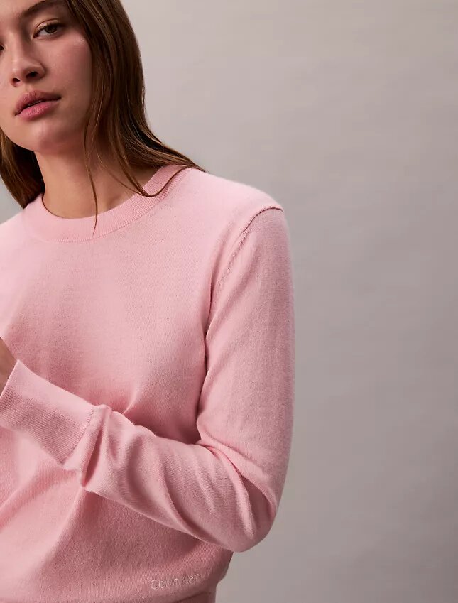 Extra Fine Merino Blend Crewneck Sweater Extra Fine Merino Blend Crewneck Sweater