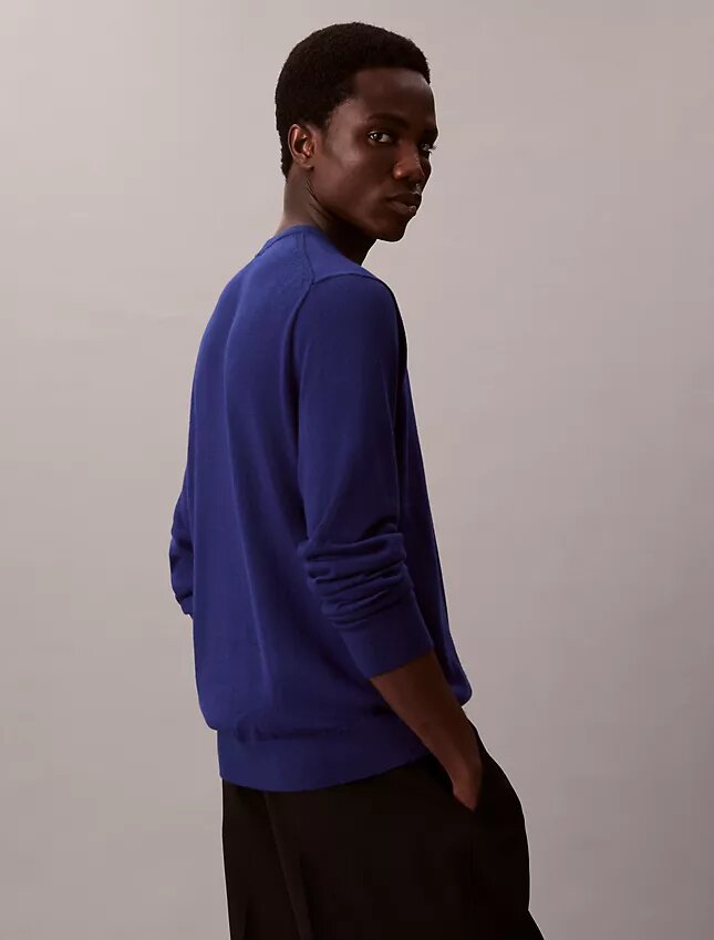 Extra Fine Merino Blend Crewneck Sweater Extra Fine Merino Blend Crewneck Sweater
