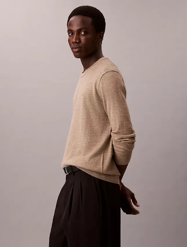 Extra Fine Merino Blend Crewneck Sweater Extra Fine Merino Blend Crewneck Sweater