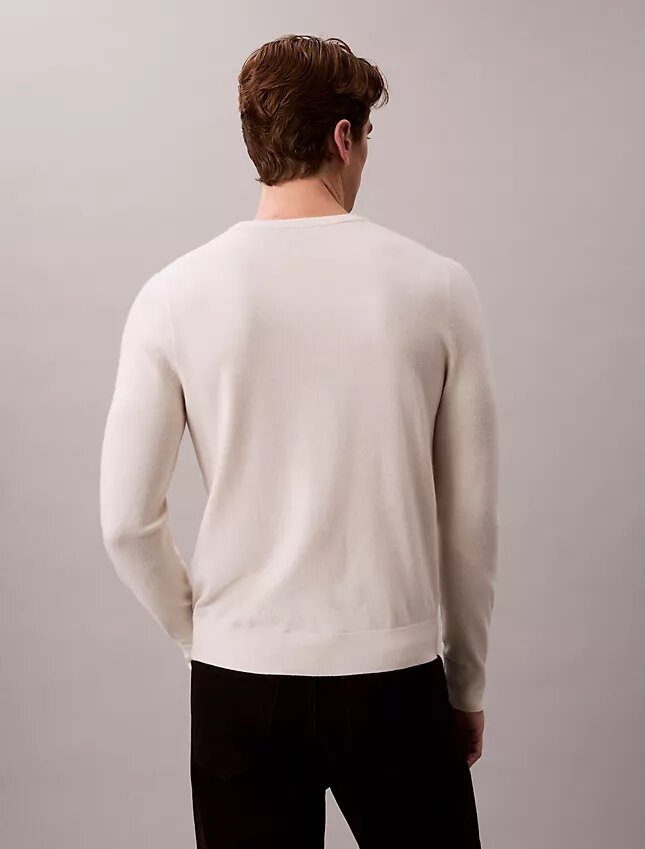 Extra Fine Merino Blend Crewneck Sweater Extra Fine Merino Blend Crewneck Sweater