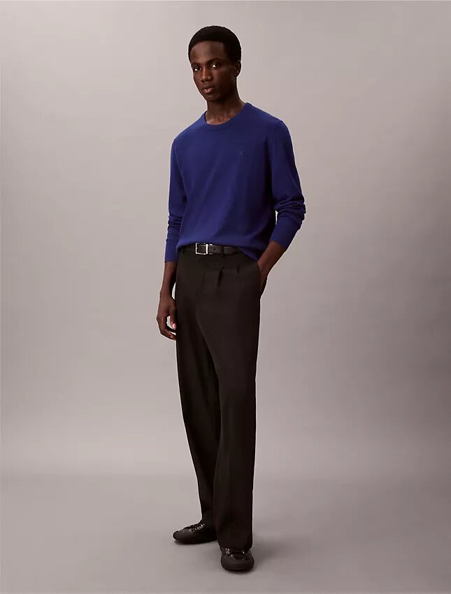Extra Fine Merino Blend Crewneck Sweater Extra Fine Merino Blend Crewneck Sweater