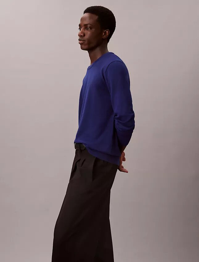 Extra Fine Merino Blend Crewneck Sweater Extra Fine Merino Blend Crewneck Sweater
