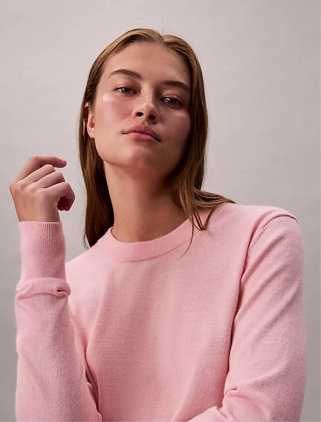 Extra Fine Merino Blend Crewneck Sweater Extra Fine Merino Blend Crewneck Sweater
