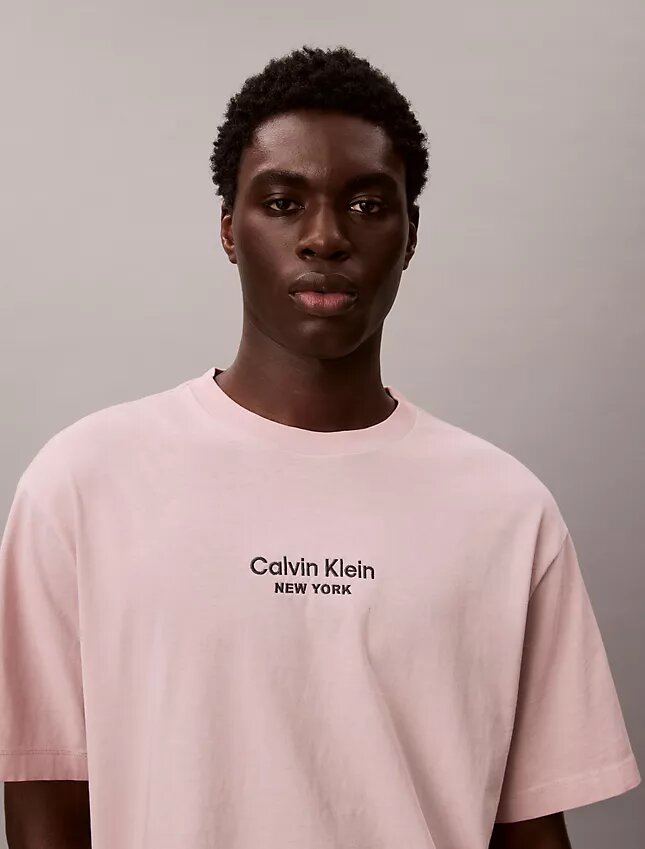 Faded Dye Logo Graphic Classic Crewneck T-Shirt Faded Dye Logo Graphic Classic Crewneck T-Shirt