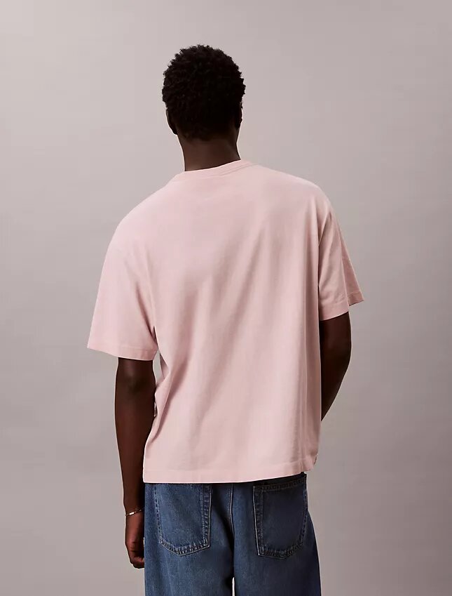 Faded Dye Logo Graphic Classic Crewneck T-Shirt Faded Dye Logo Graphic Classic Crewneck T-Shirt