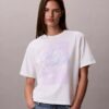 Faded Script Logo Graphic Boxy T-Shirt