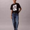 Faded Script Logo Graphic Boxy T-Shirt