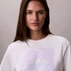 Faded Script Logo Graphic Boxy T-Shirt