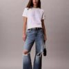 Faded Script Logo Graphic Boxy T-Shirt