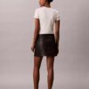 Faux Leather 5-Pocket Mini Skirt Faux Leather 5-Pocket Mini Skirt