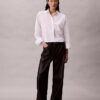 Faux Leather 5-Pocket Pants Faux Leather 5-Pocket Pants