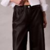 Faux Leather 5-Pocket Pants Faux Leather 5-Pocket Pants