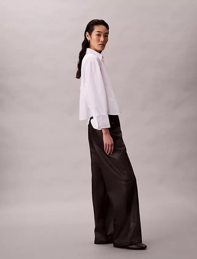 Faux Leather 5-Pocket Pants Faux Leather 5-Pocket Pants