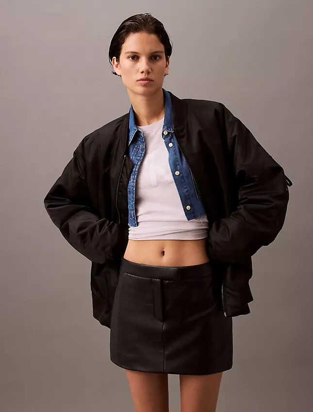 Faux Leather Miniskirt Faux Leather Miniskirt