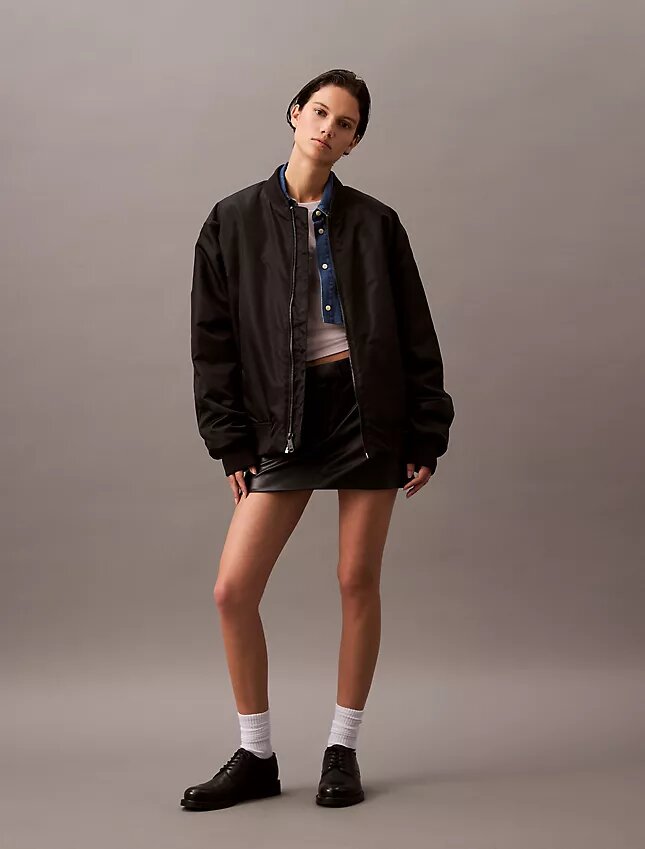 Faux Leather Miniskirt Faux Leather Miniskirt