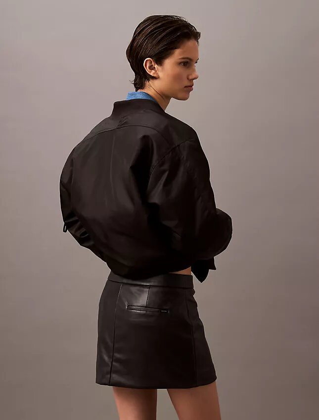 Faux Leather Miniskirt Faux Leather Miniskirt