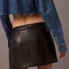 Faux Leather Miniskirt Faux Leather Miniskirt
