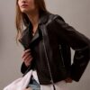 Faux Leather Moto Jacket Faux Leather Moto Jacket