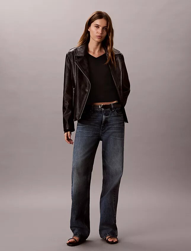 Faux Leather Moto Jacket Faux Leather Moto Jacket