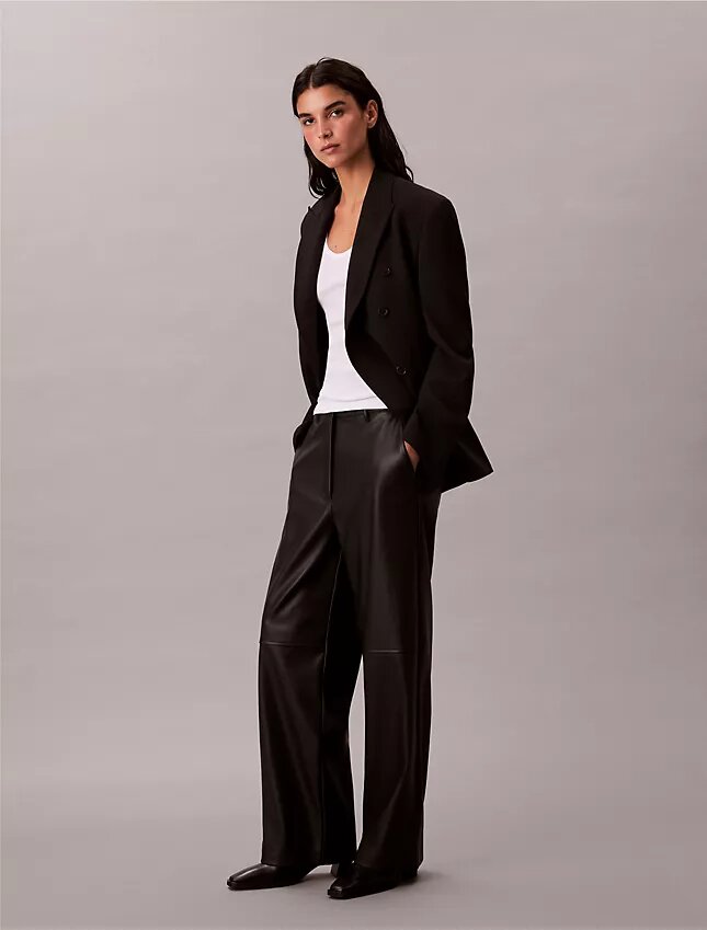 Faux Leather Relaxed Pants Faux Leather Relaxed Pants