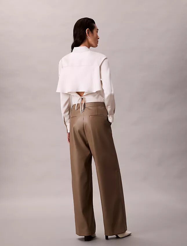 Faux Leather Relaxed Pants Faux Leather Relaxed Pants