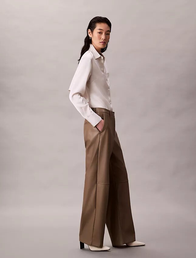 Faux Leather Relaxed Pants Faux Leather Relaxed Pants